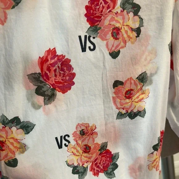 Victoria's Secret Floral Pajama Pants GUC SZ XL LIGHTWEIGHT COMFORTABLE - Picture 4 of 8